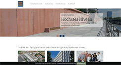 Desktop Screenshot of bwe-bau.de